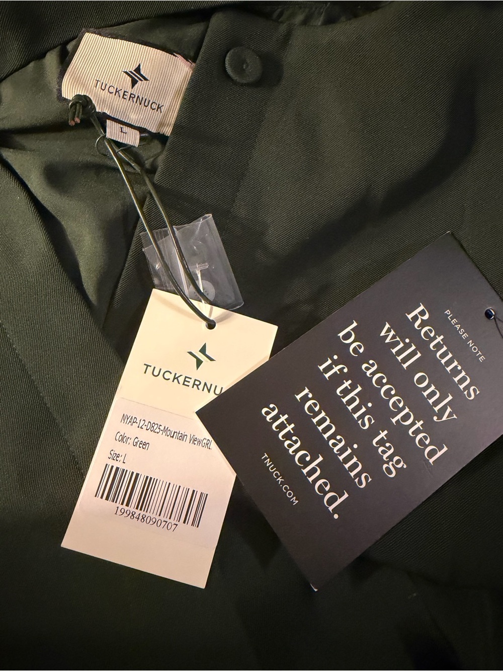 Tuckernuck Verdant Green Crepe Embroidered Nell Dress - Picture 5 of 10